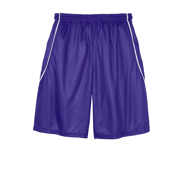 Sport-Tek PosiCharge Mesh Reversible Spliced Short. - Sport-Tek PosiCharge Mesh Reversible Spliced Short. - Image 23 of 31