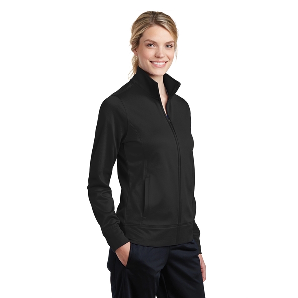 Sport-Tek Women's Sport-Wick Fleece Full-Zip Jacket. - Sport-Tek Women's Sport-Wick Fleece Full-Zip Jacket. - Image 3 of 56