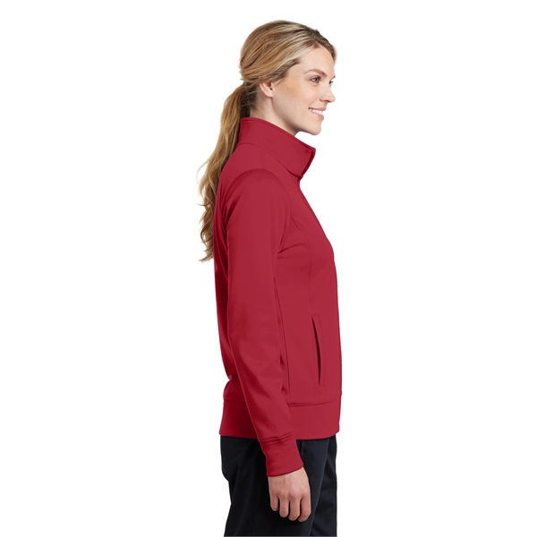 Sport-Tek Women's Sport-Wick Fleece Full-Zip Jacket. - Sport-Tek Women's Sport-Wick Fleece Full-Zip Jacket. - Image 16 of 56