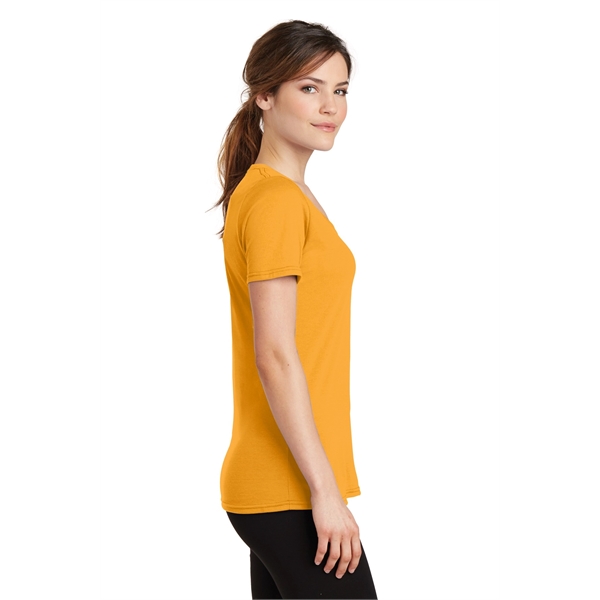 Port & Company Women's Performance Blend V-Neck Tee. - Port & Company Women's Performance Blend V-Neck Tee. - Image 36 of 66