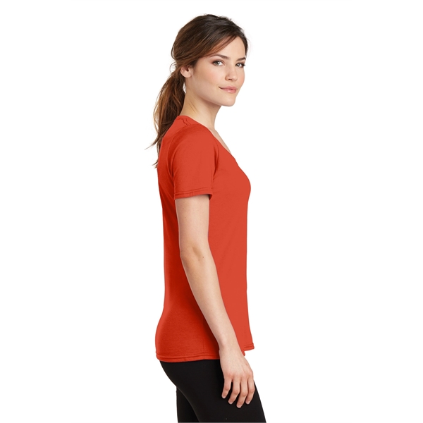 Port & Company Women's Performance Blend V-Neck Tee. - Port & Company Women's Performance Blend V-Neck Tee. - Image 48 of 66