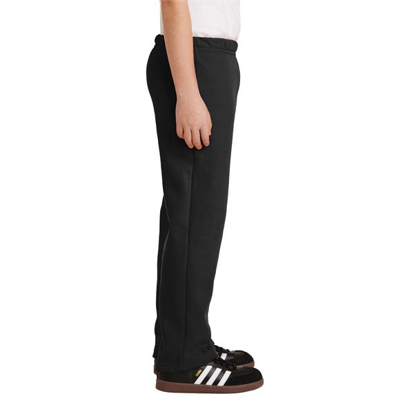 Gildan Youth Heavy Blend Open Bottom Sweatpant. - Gildan Youth Heavy Blend Open Bottom Sweatpant. - Image 4 of 15