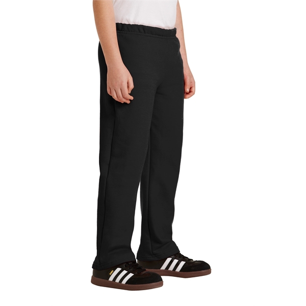 Gildan Youth Heavy Blend Open Bottom Sweatpant. - Gildan Youth Heavy Blend Open Bottom Sweatpant. - Image 6 of 15