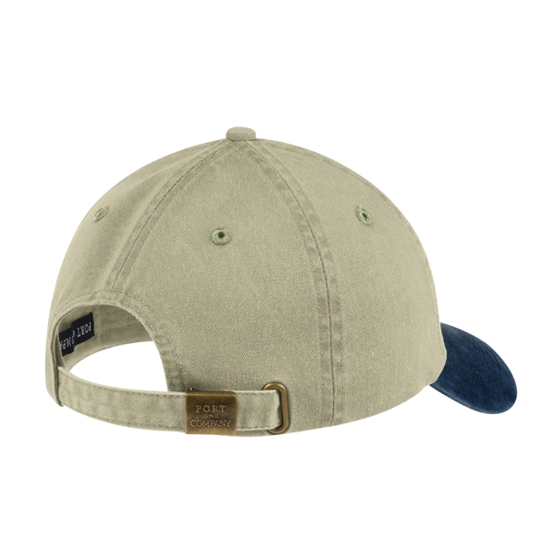 Port & Company -Two-Tone Pigment-Dyed Cap.