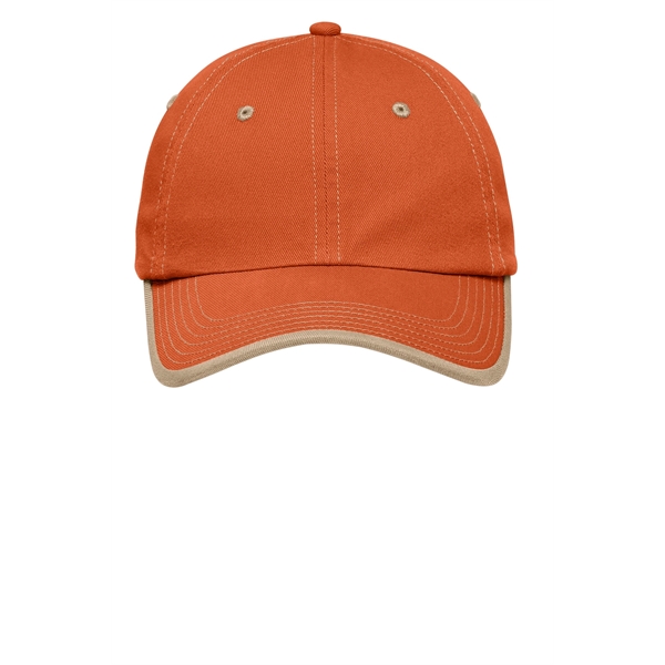 Port Authority Vintage Washed Contrast Stitch Cap. - Port Authority Vintage Washed Contrast Stitch Cap. - Image 11 of 19