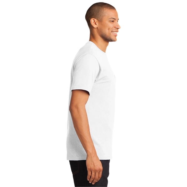 Port & Company - Tall Essential Pocket Tee. - Port & Company - Tall Essential Pocket Tee. - Image 3 of 131