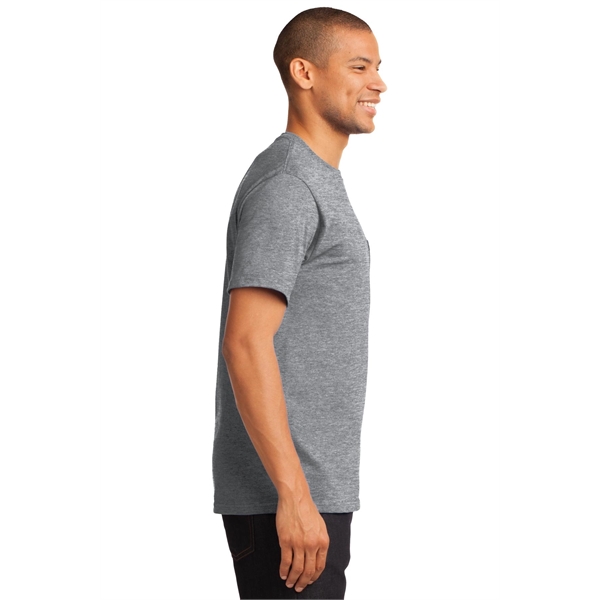 Port & Company - Tall Essential Pocket Tee. - Port & Company - Tall Essential Pocket Tee. - Image 11 of 131