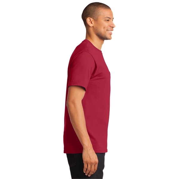 Port & Company - Tall Essential Pocket Tee. - Port & Company - Tall Essential Pocket Tee. - Image 49 of 131