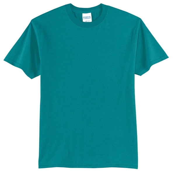 Port & Company Tall Core Blend Tee. - Port & Company Tall Core Blend Tee. - Image 82 of 115