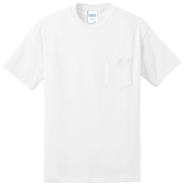 Port & Company Tall Core Blend Pocket Tee. - Port & Company Tall Core Blend Pocket Tee. - Image 53 of 69