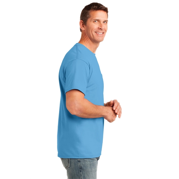 Port & Company Core Cotton Pocket Tee. - Port & Company Core Cotton Pocket Tee. - Image 1 of 95