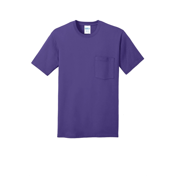 Port & Company Core Cotton Pocket Tee. - Port & Company Core Cotton Pocket Tee. - Image 54 of 95