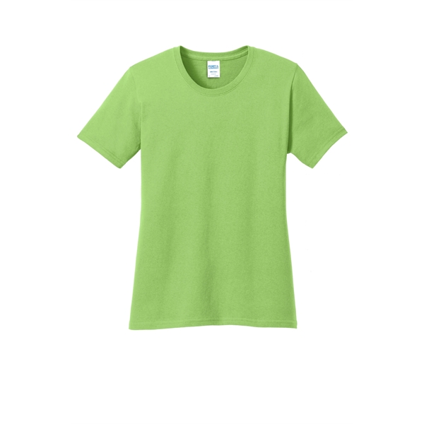 Port & Company Women's Core Cotton Tee. - Port & Company Women's Core Cotton Tee. - Image 49 of 144