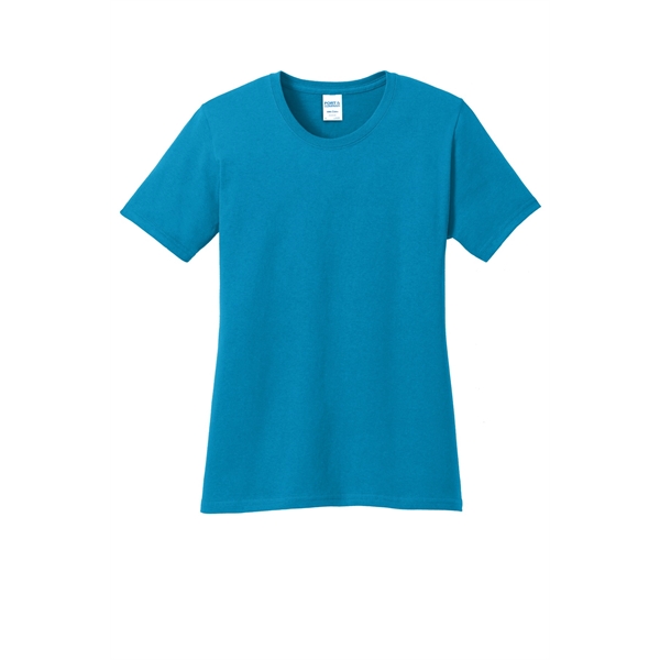 Port & Company Women's Core Cotton Tee. - Port & Company Women's Core Cotton Tee. - Image 57 of 144