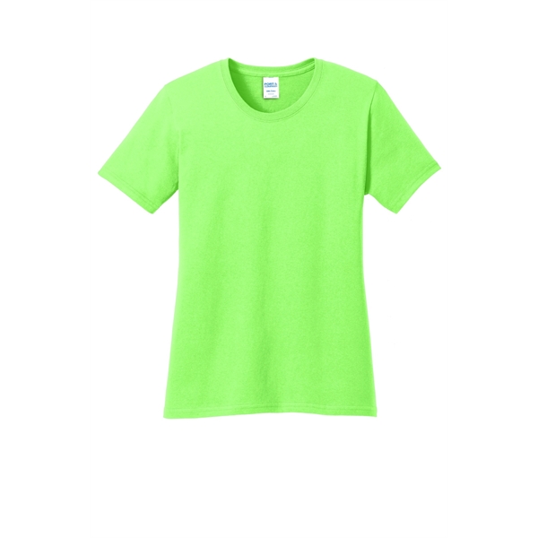 Port & Company Women's Core Cotton Tee. - Port & Company Women's Core Cotton Tee. - Image 61 of 144