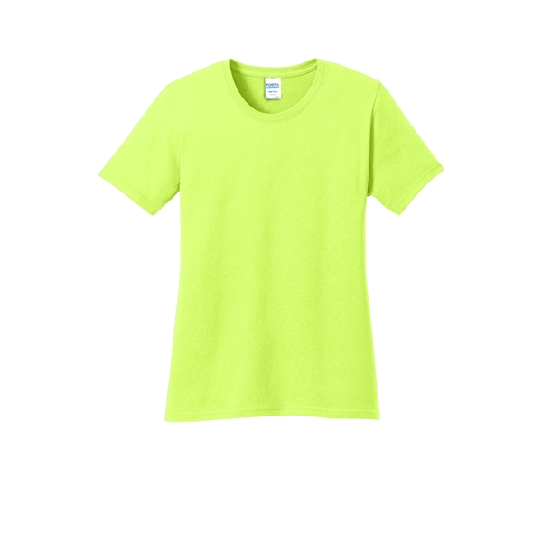 Port & Company Women's Core Cotton Tee. - Port & Company Women's Core Cotton Tee. - Image 73 of 144