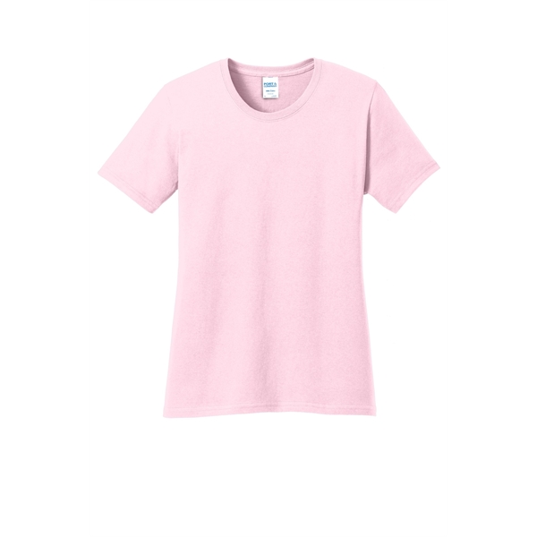 Port & Company Women's Core Cotton Tee. - Port & Company Women's Core Cotton Tee. - Image 81 of 144