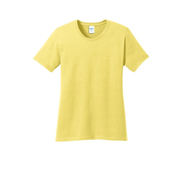 Port & Company Women's Core Cotton Tee. - Port & Company Women's Core Cotton Tee. - Image 125 of 144