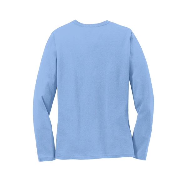 Port & Company Women's Long Sleeve Core Cotton Tee. - Port & Company Women's Long Sleeve Core Cotton Tee. - Image 26 of 94