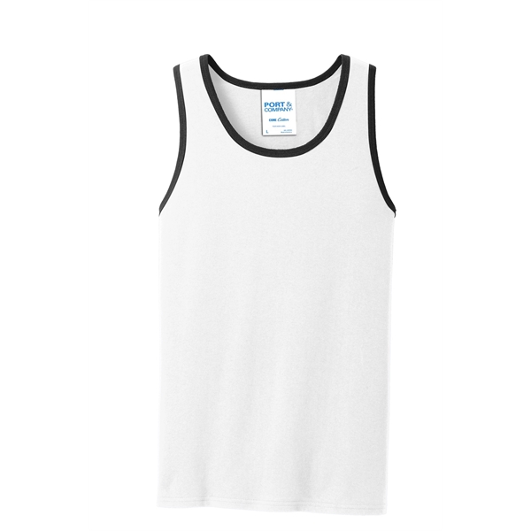 Port & Company Core Cotton Tank Top. - Port & Company Core Cotton Tank Top. - Image 72 of 85