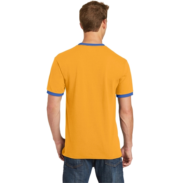 Port & Company Core Cotton Ringer Tee. - Port & Company Core Cotton Ringer Tee. - Image 44 of 49