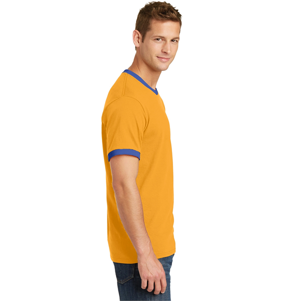 Port & Company Core Cotton Ringer Tee. - Port & Company Core Cotton Ringer Tee. - Image 45 of 49