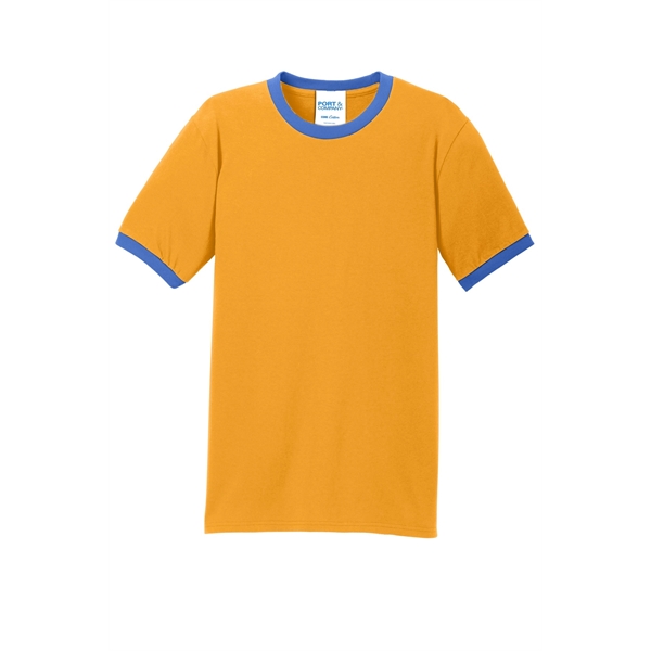 Port & Company Core Cotton Ringer Tee. - Port & Company Core Cotton Ringer Tee. - Image 46 of 49
