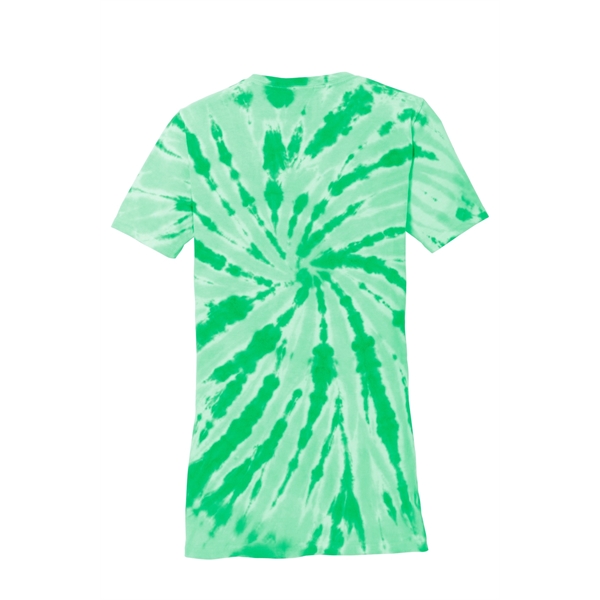 Port & Company Women's Tie-Dye V-Neck Tee. - Port & Company Women's Tie-Dye V-Neck Tee. - Image 11 of 47