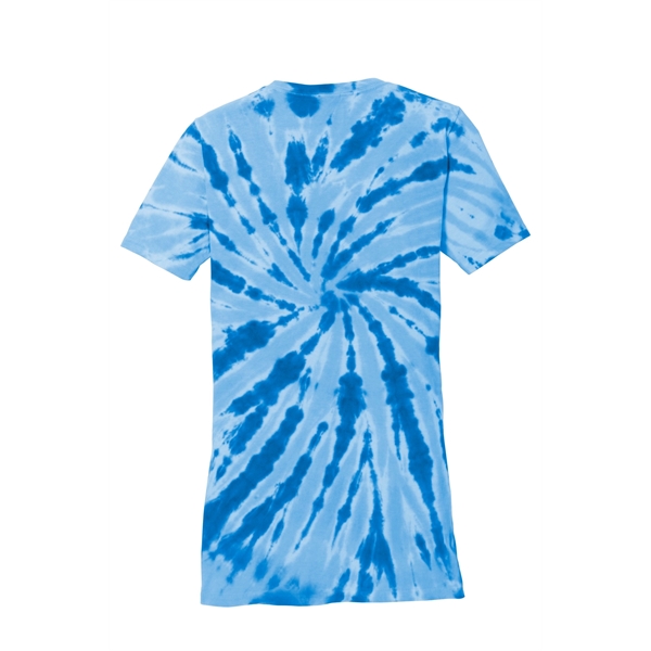 Port & Company Women's Tie-Dye V-Neck Tee. - Port & Company Women's Tie-Dye V-Neck Tee. - Image 25 of 47