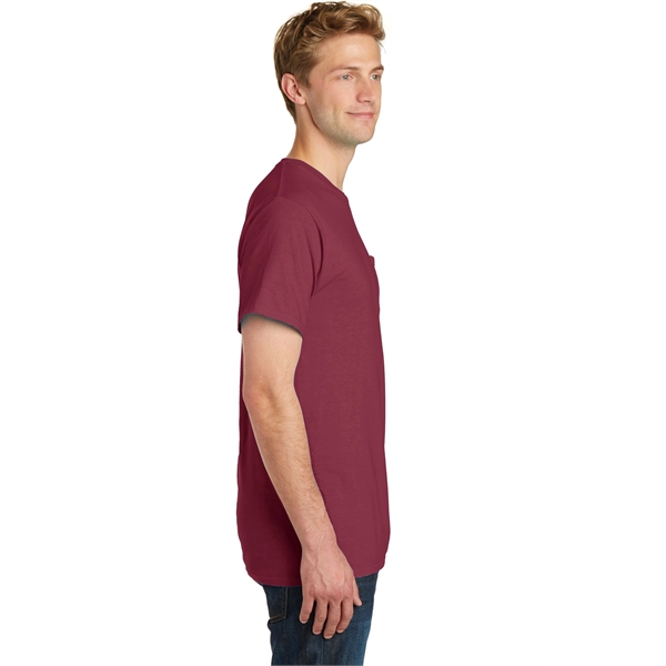 Port & Company Beach Wash Garment-Dyed Pocket Tee. - Port & Company Beach Wash Garment-Dyed Pocket Tee. - Image 18 of 45