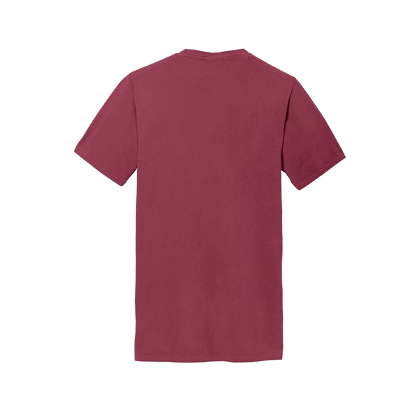 Port & Company Beach Wash Garment-Dyed Pocket Tee. - Port & Company Beach Wash Garment-Dyed Pocket Tee. - Image 20 of 45