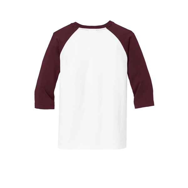 Port & Company Youth Core Blend 3/4-Sleeve Raglan Tee. - Port & Company Youth Core Blend 3/4-Sleeve Raglan Tee. - Image 15 of 43