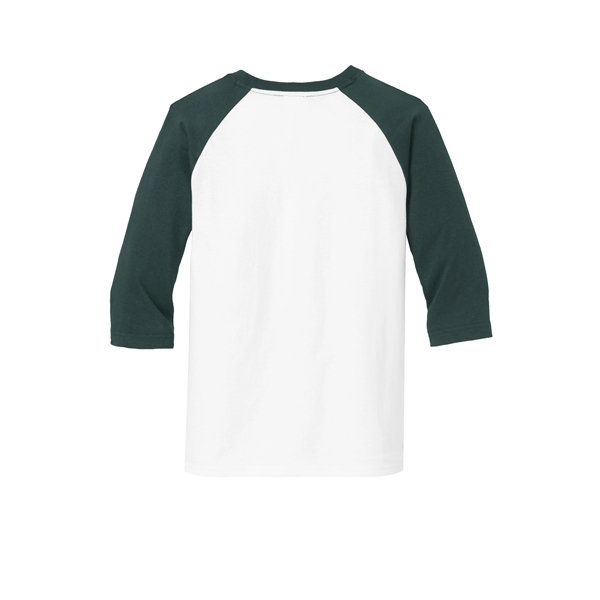 Port & Company Youth Core Blend 3/4-Sleeve Raglan Tee. - Port & Company Youth Core Blend 3/4-Sleeve Raglan Tee. - Image 21 of 43