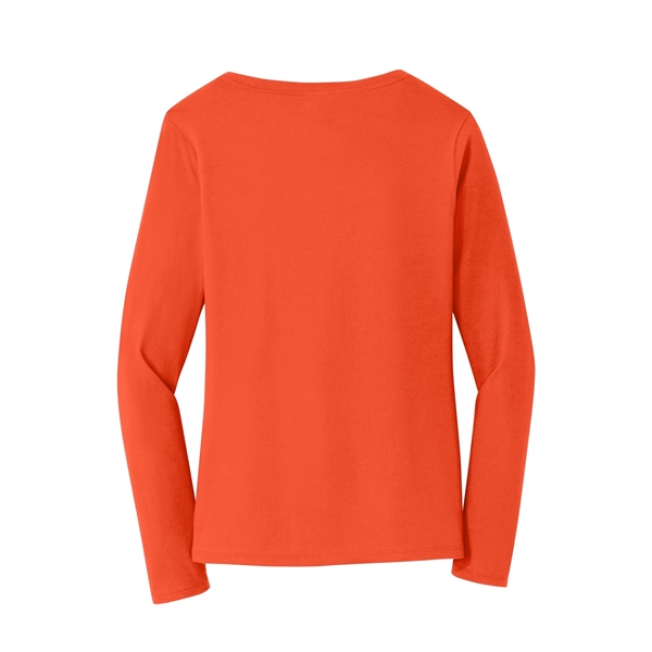 Port & Company Women's Long Sleeve Fan Favorite V-Neck Tee. - Port & Company Women's Long Sleeve Fan Favorite V-Neck Tee. - Image 24 of 63