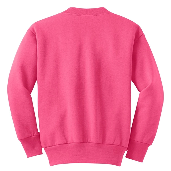 Port & Company - Youth Core Fleece Crewneck Sweatshirt. - Port & Company - Youth Core Fleece Crewneck Sweatshirt. - Image 86 of 109