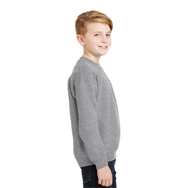 Gildan - Youth Heavy Blend Crewneck Sweatshirt. - Gildan - Youth Heavy Blend Crewneck Sweatshirt. - Image 10 of 67