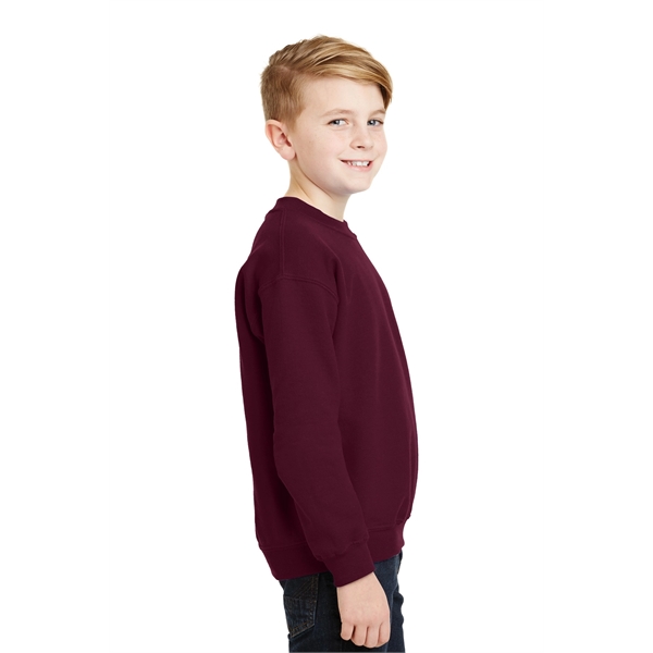 Gildan - Youth Heavy Blend Crewneck Sweatshirt. - Gildan - Youth Heavy Blend Crewneck Sweatshirt. - Image 21 of 67