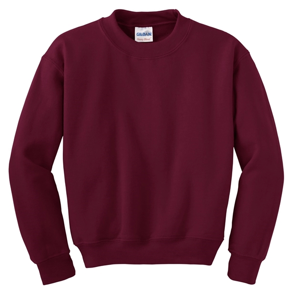 Gildan - Youth Heavy Blend Crewneck Sweatshirt. - Gildan - Youth Heavy Blend Crewneck Sweatshirt. - Image 22 of 67