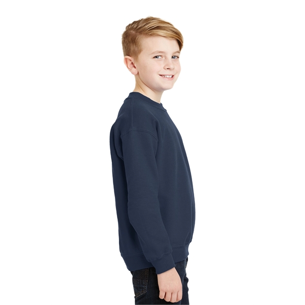 Gildan - Youth Heavy Blend Crewneck Sweatshirt. - Gildan - Youth Heavy Blend Crewneck Sweatshirt. - Image 25 of 67