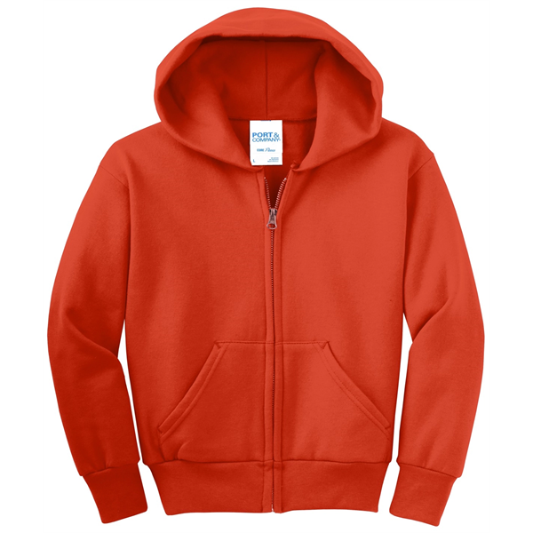 Port & Company - Youth Core Fleece Full-Zip Hooded Sweats... - Port & Company - Youth Core Fleece Full-Zip Hooded Sweats... - Image 55 of 115