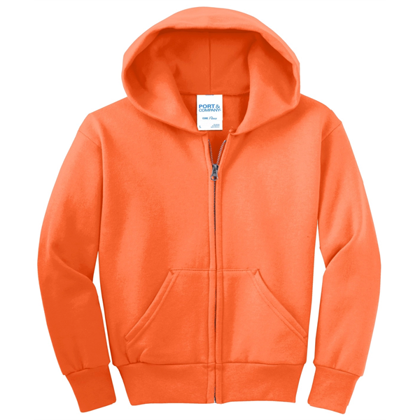 Port & Company - Youth Core Fleece Full-Zip Hooded Sweats... - Port & Company - Youth Core Fleece Full-Zip Hooded Sweats... - Image 95 of 115