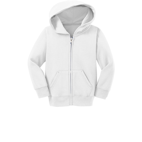 Port & Company Toddler Core Fleece Full-Zip Hooded Sweats... - Port & Company Toddler Core Fleece Full-Zip Hooded Sweats... - Image 2 of 26