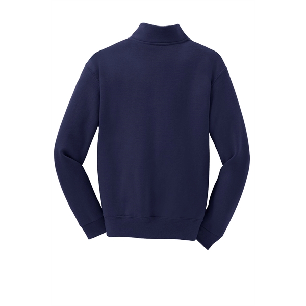 JERZEES Youth NuBlend 1/4-Zip Cadet Collar Sweatshirt. - JERZEES Youth NuBlend 1/4-Zip Cadet Collar Sweatshirt. - Image 9 of 28