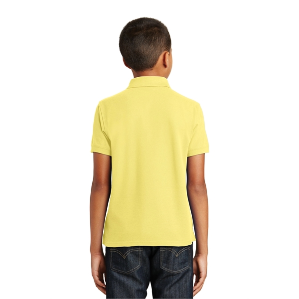Port Authority Youth Core Classic Pique Polo. - Port Authority Youth Core Classic Pique Polo. - Image 26 of 45