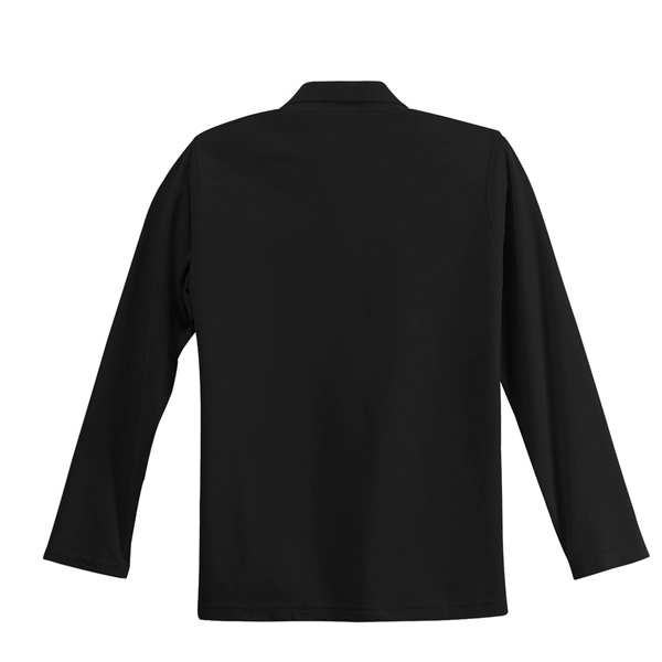 Port Authority Women's Silk Touch Long Sleeve Polo. - Port Authority Women's Silk Touch Long Sleeve Polo. - Image 3 of 45