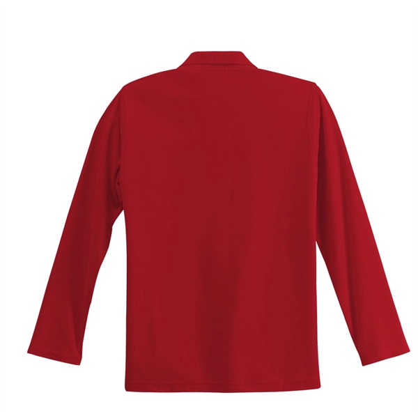 Port Authority Women's Silk Touch Long Sleeve Polo. - Port Authority Women's Silk Touch Long Sleeve Polo. - Image 13 of 45