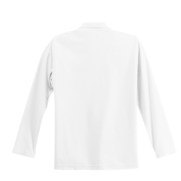 Port Authority Women's Silk Touch Long Sleeve Polo. - Port Authority Women's Silk Touch Long Sleeve Polo. - Image 18 of 45