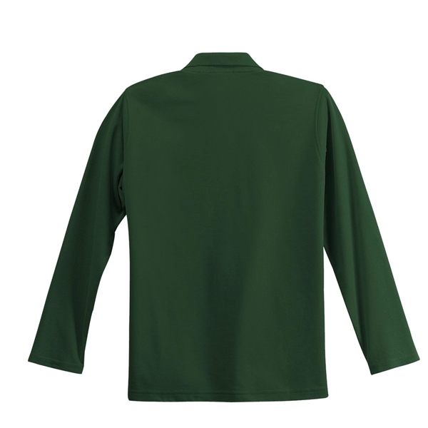 Port Authority Women's Silk Touch Long Sleeve Polo. - Port Authority Women's Silk Touch Long Sleeve Polo. - Image 25 of 45