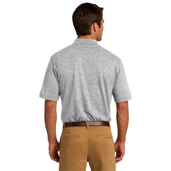 Port & Company Core Blend Jersey Knit Pocket Polo. - Port & Company Core Blend Jersey Knit Pocket Polo. - Image 1 of 48