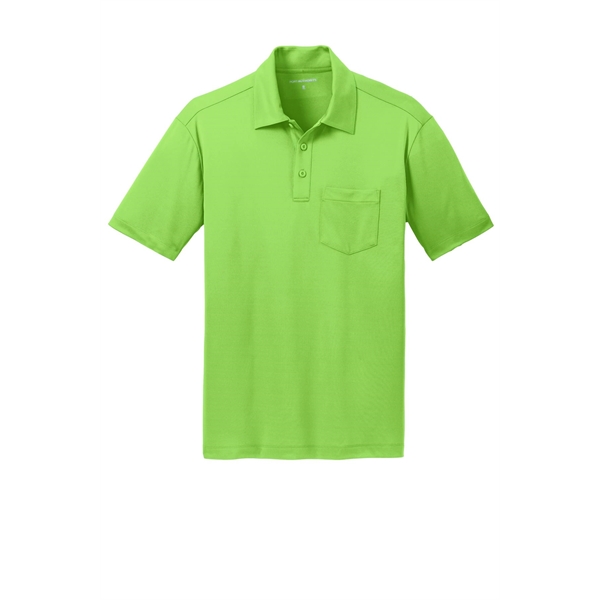 Port Authority Silk Touch Performance Pocket Polo. - Port Authority Silk Touch Performance Pocket Polo. - Image 15 of 75